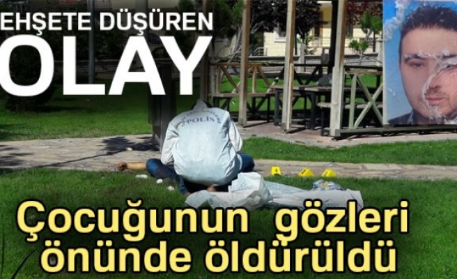 Çocuğuyla gittiği parkta bıçaklanarak öldürüldü