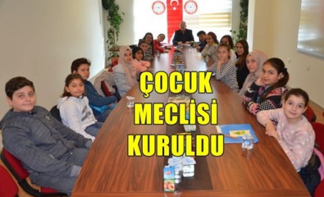 Çocuk Meclisi Kuruldu