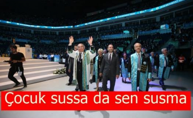 Çocuk sussa da sen susma