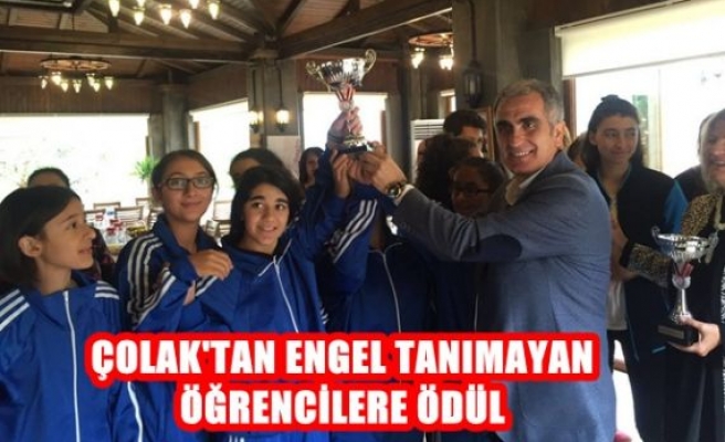 Çolaktan Engel Tanımayan Öğrenciler Ödül