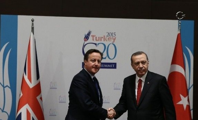 Cumhurbaşkanı Erdoğan, Cameron İle Görüştü