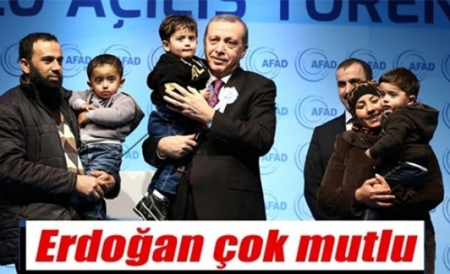 Cumhurbaşkanı Erdoğan çok mutlu