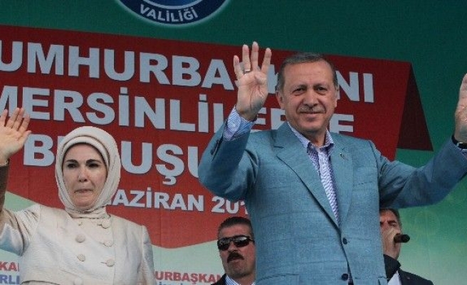 Cumhurbaşkanı Erdoğan Mersin’de (1)