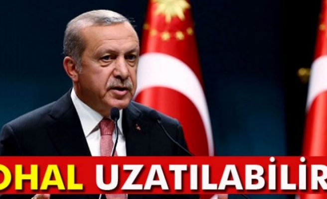 Cumhurbaşkanı Erdoğan: 'Olağanüstü hal süreci uzatılabilir'