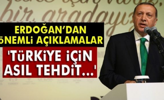 Cumhurbaşkanı Erdoğan: 'Türkiye için asıl tehdit...