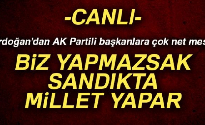 Cumhurbaşkanı Erdoğan'dan çok önemli açıklamalar