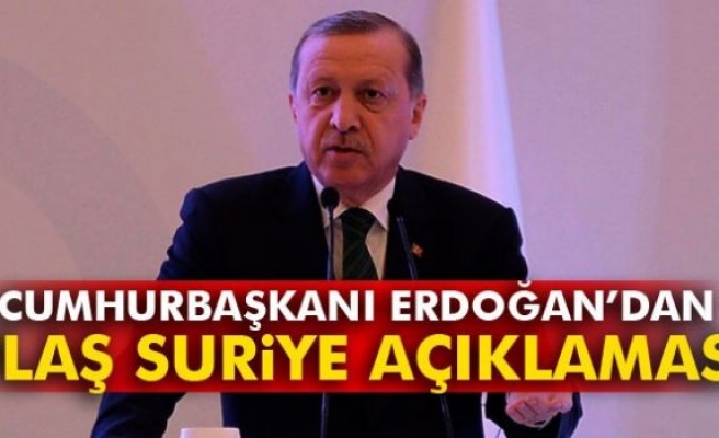 Cumhurbaşkanı Erdoğan’dan 