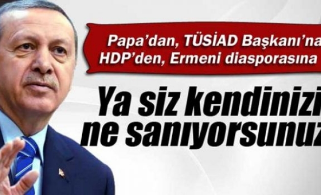 Cumhurbaşkanı Erdoğan’dan TÜSİAD Başkanı’na sert tepki