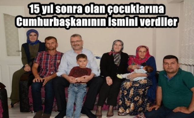 Cumhurbaşkanının ismini verdiler