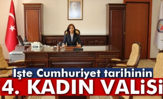 Cumhuriyet tarihinin 4. kadın valisi!