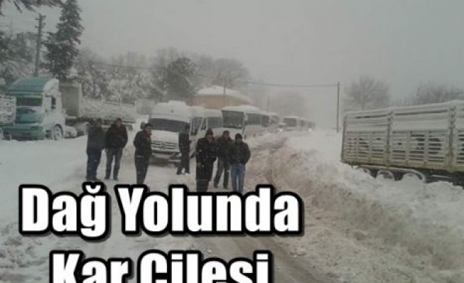 Dağ Yolunda Kar Çilesi 