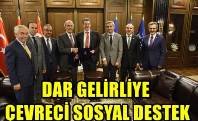 DAR GELİRLİYE ÇEVRECİ SOSYAL DESTEK