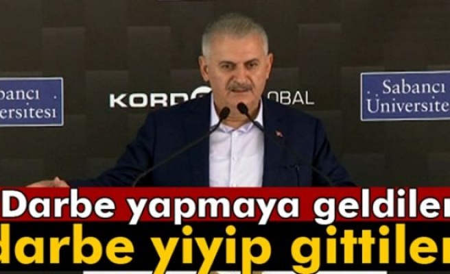 'Darbe yapmaya geldiler, darbe yiyip gittiler'