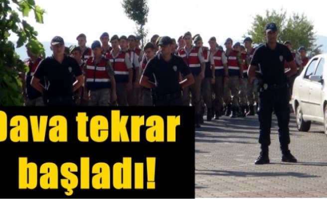 Dava tekrar başladı!