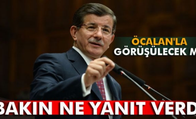 Davutoğlu açıkladı! Öcalan'la görüşülecek mi?