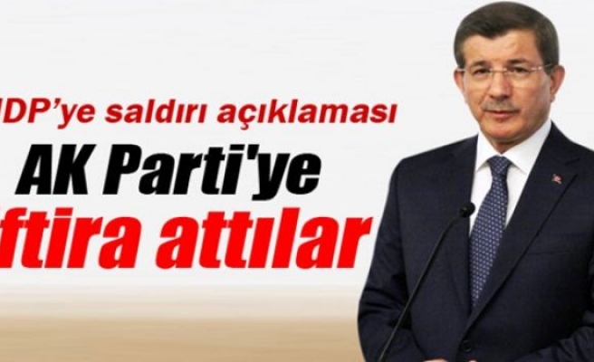 Davutoğlu: 'AK Parti'ye iftira attılar'