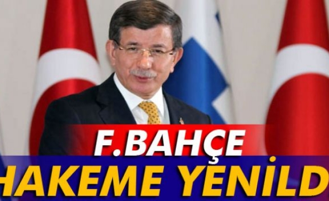 Davutoğlu: 'Fenerbahçe hakeme yenildi'