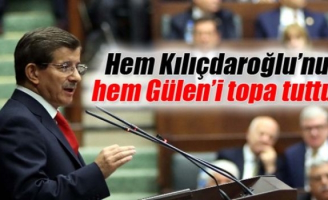 Davutoğlu, hem Kılıçdaroğlu’na hem Gülen’e yüklendi