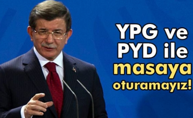 Davutoğlu: Kesinlikle karşıyız!