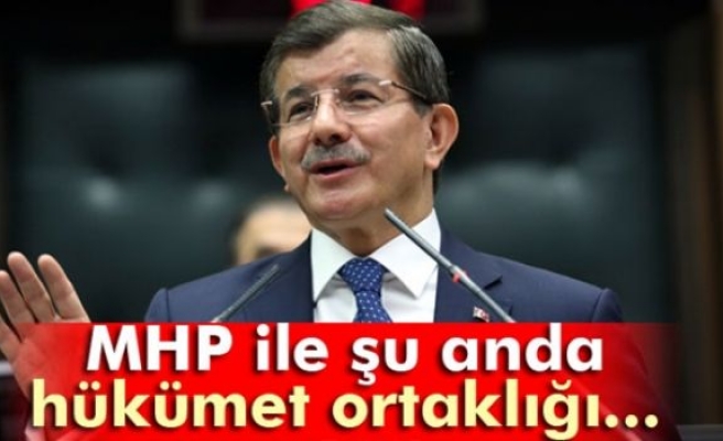 Davutoğlu: 'MHP ile temas sürecek'