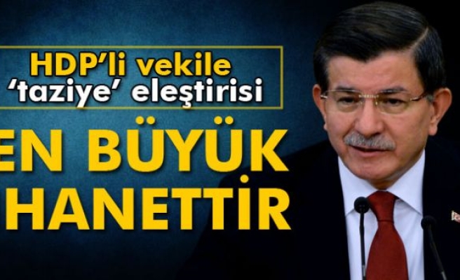 Davutoğlu’ndan çok sert açıklama