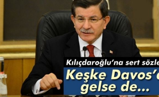 Davutoğlu'ndan Kılıçdaroğlu'na sert sözler