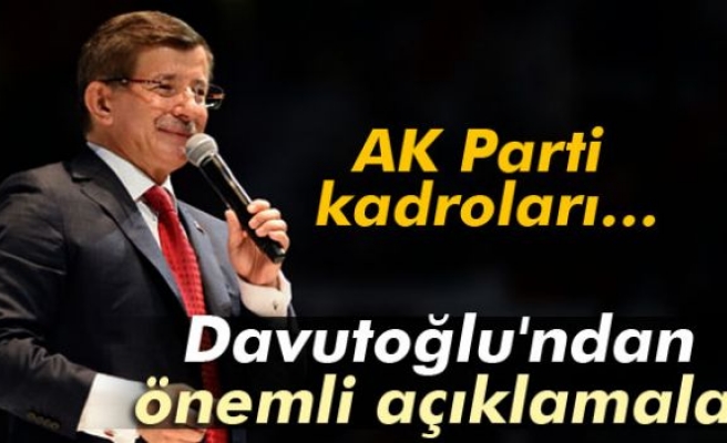 Davutoğlu'ndan önemli açıklamalar