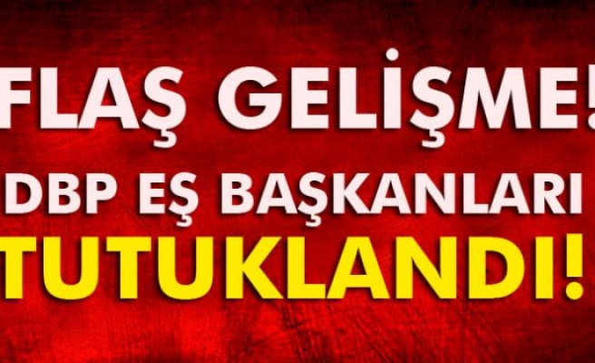 DBP eş başkanları tutuklandı