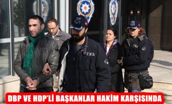 DBP ve HDP'li Başkanlar Hakim Karşısında