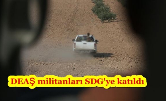 DEAŞ militanları SDG'ye katıldı