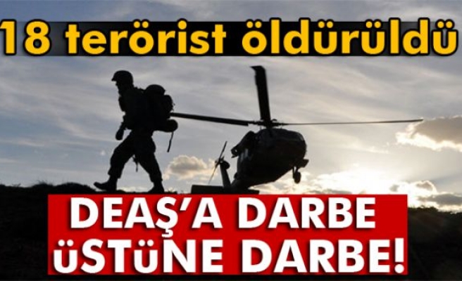 DEAŞ’a darbe üstüne darbe!