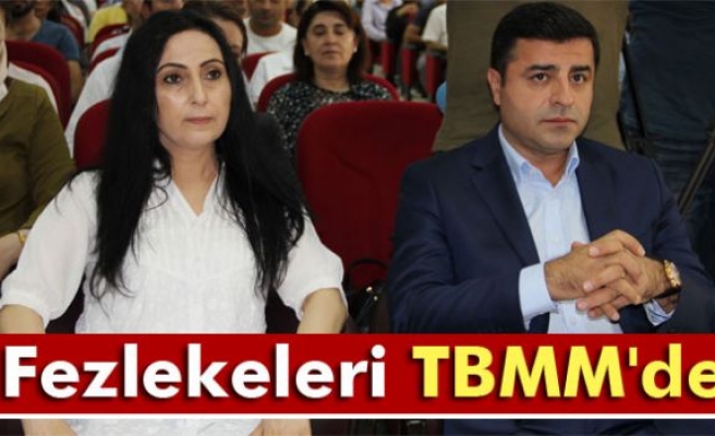 Demirtaş ve Yüksekdağ'ın fezlekeleri TBMM'ye sunuldu