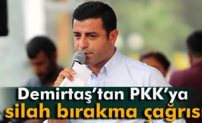 Demirtaş’tan PKK’ya silah bırakma çağrısı