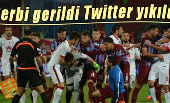 Derbi gerildi Twitter yıkıldı