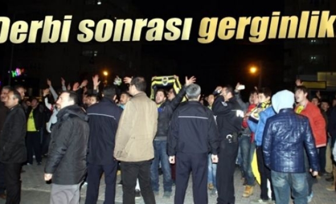 Derbi sonrası gerginlik