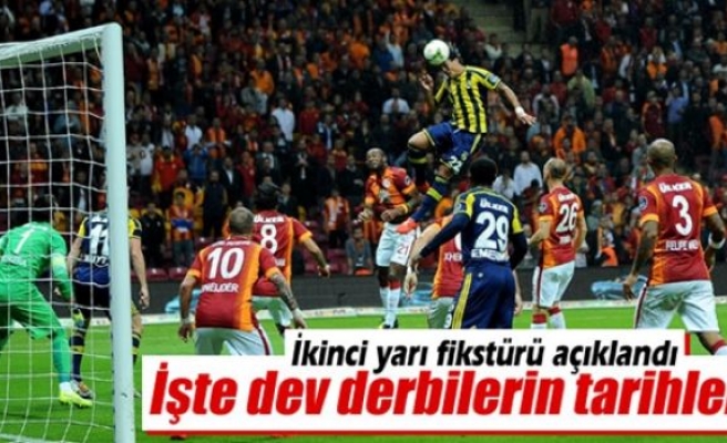 Derbi tarihleri açıklandı