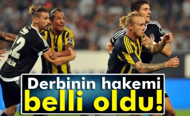 Derbinin hakemi belli oldu!