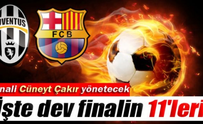 Dev finalin 11'leri belli oldu