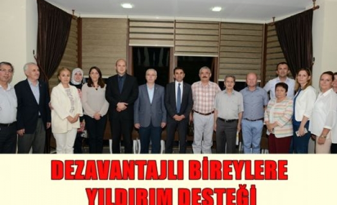 Dezavantajlı bireylere yıldırım desteği