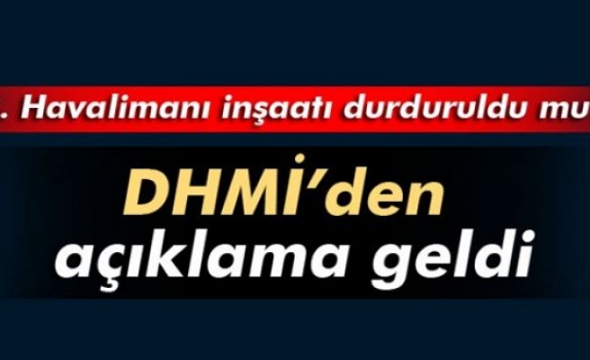 DHMİ'den 3. havalimanı açıklaması