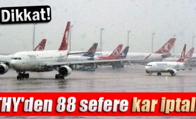 Dikkat! THY'den 88 sefere kar iptali