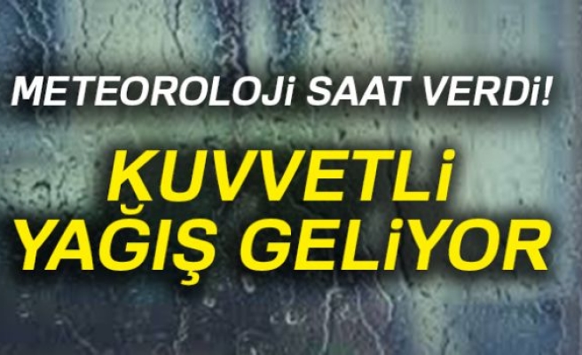 Dikkat Yağmur Geliyor!