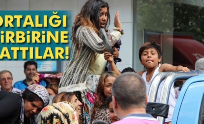 Dilenciler ortalığı birbirine kattı