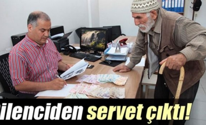 Dilencinin üzerinden çıkan para şaşırttı