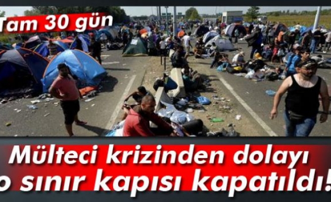 Dışişleri açıkladı! O sınır kapısı kapatıldı