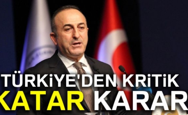 Dışişleri Bakanı Çavuşoğlu Katar’a gidiyor