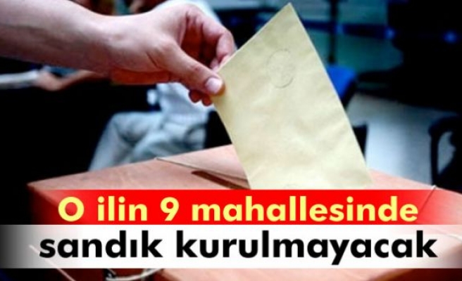 Diyarbakır Silvan’da 9 mahallede sandık kurulmayacak