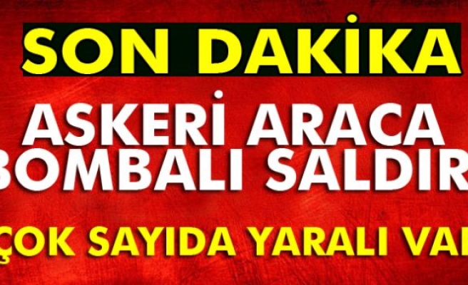 Diyarbakır’da askeri araca bombalı saldırı!