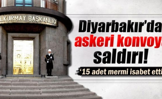 Diyarbakır’da askeri konvoya saldırı