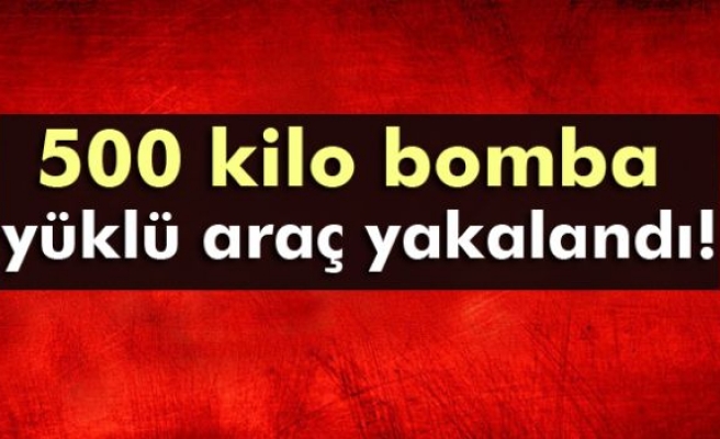 Diyarbakır’da bomba yüklü araç yakalandı